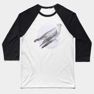 Hand drawn illustration of cuckoo forest bird Baseball T-Shirt